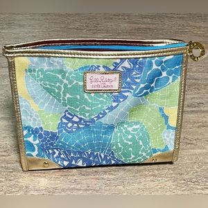 NWOT Lilly Pulitzer floral cosmetic bag for Estée Lauder